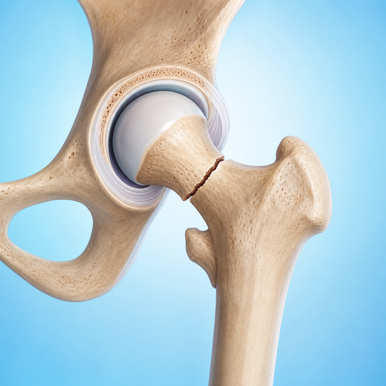 Displaced intracapsular femoral neck fracture