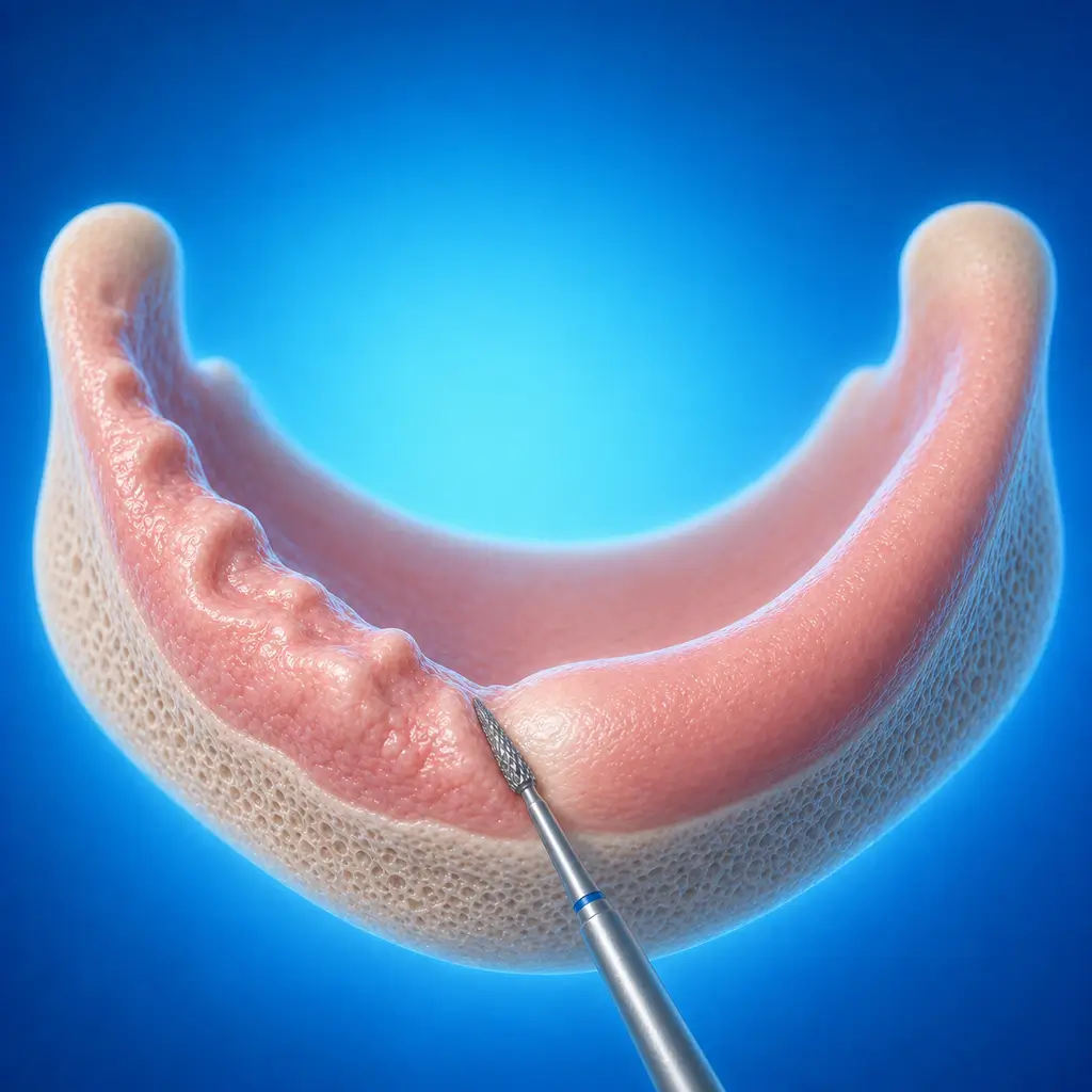 Alvéoloplastie process