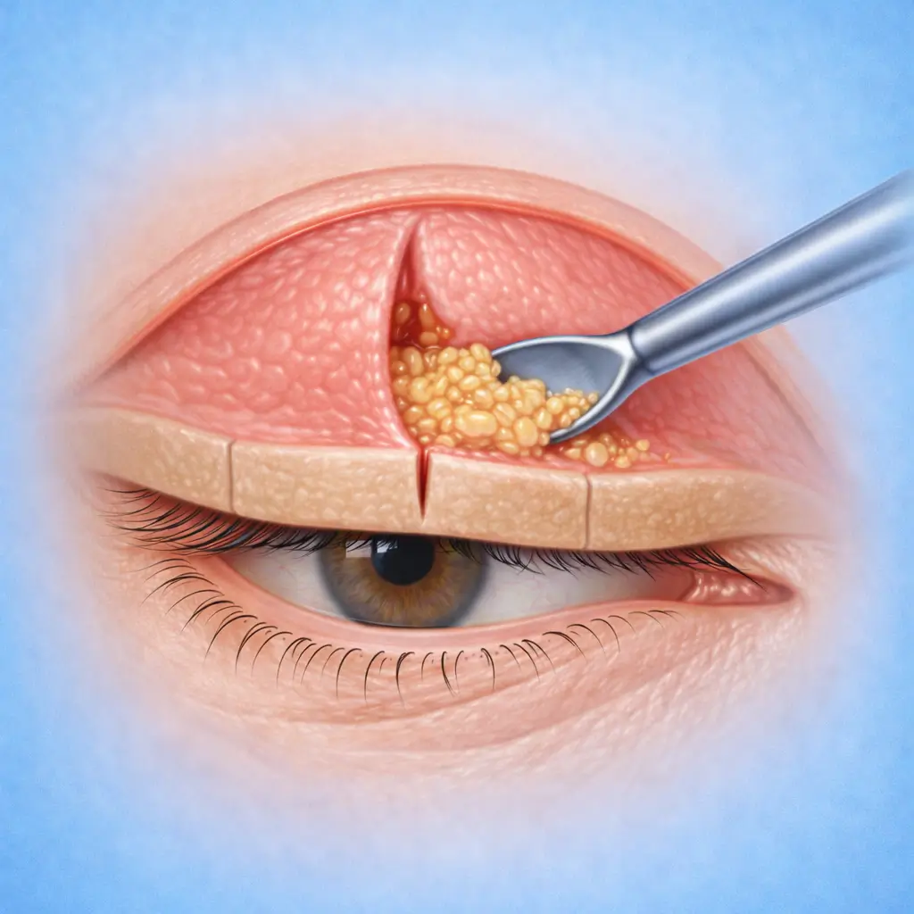 Chalazion Excision process