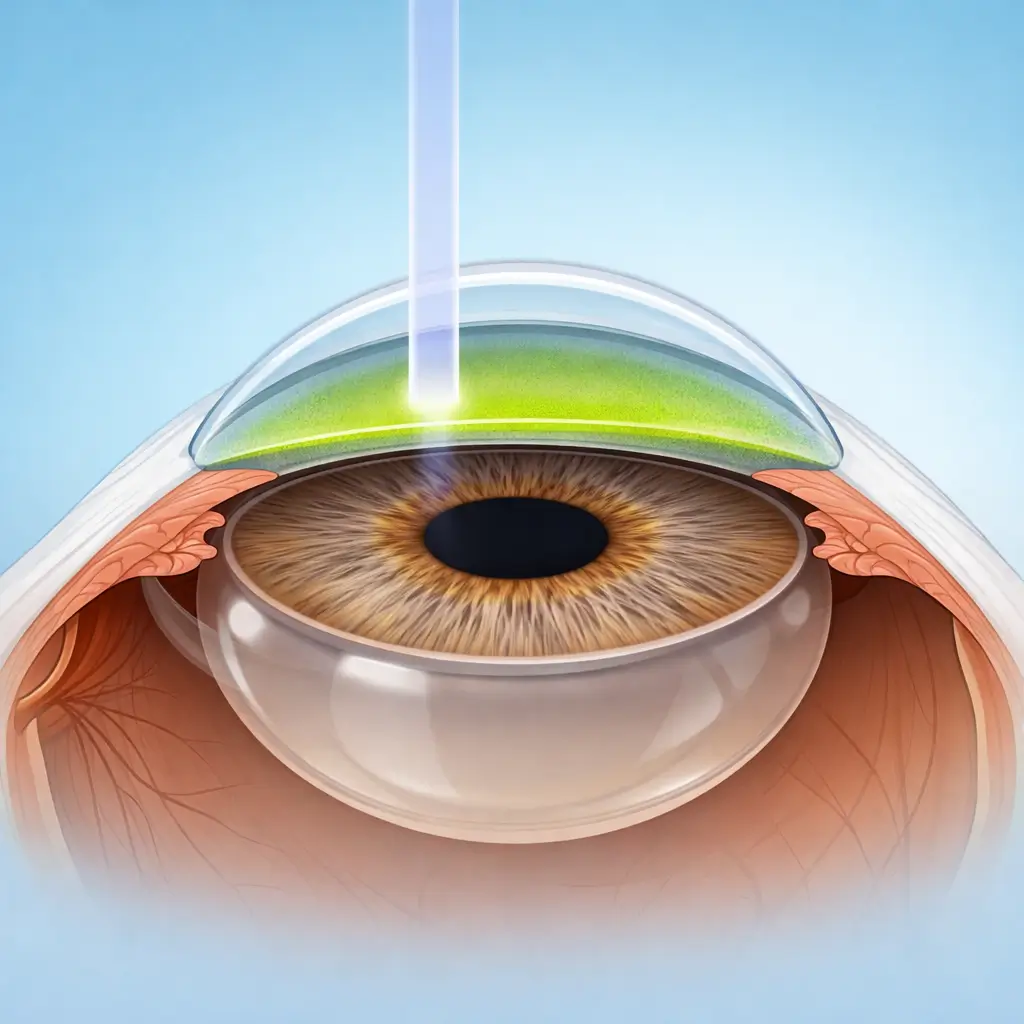 Corneal Cross-Linking (CXL) process