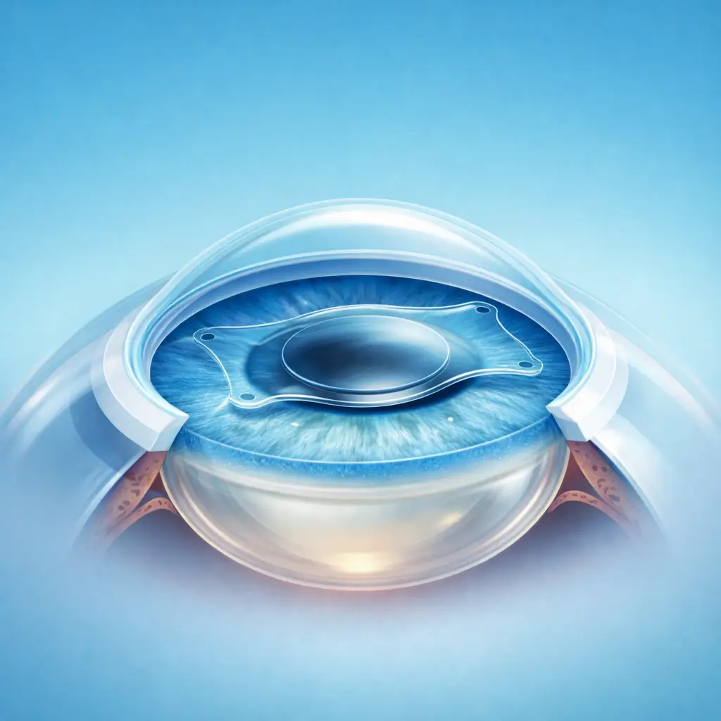 ICL Implantation (Implantable Collamer Lens) process