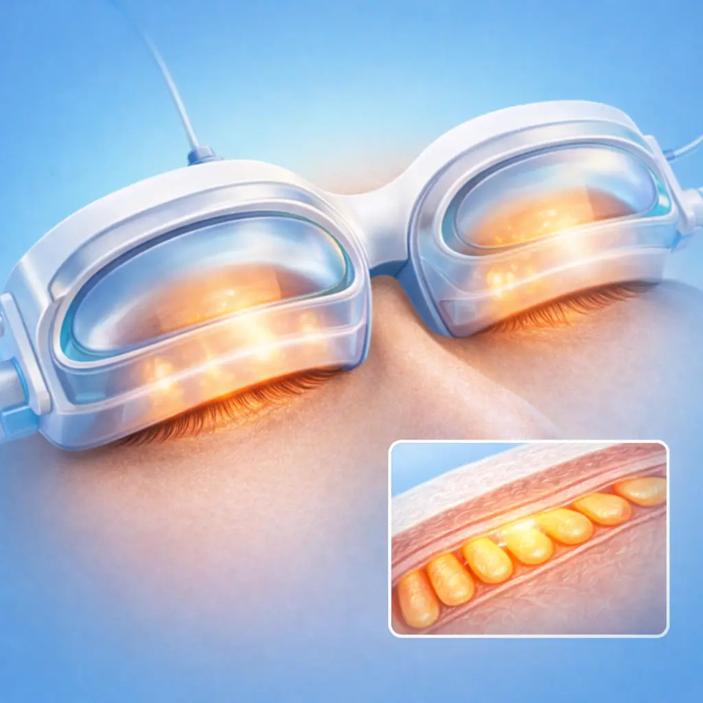 LipiFlow Thermal Pulsation Treatment process
