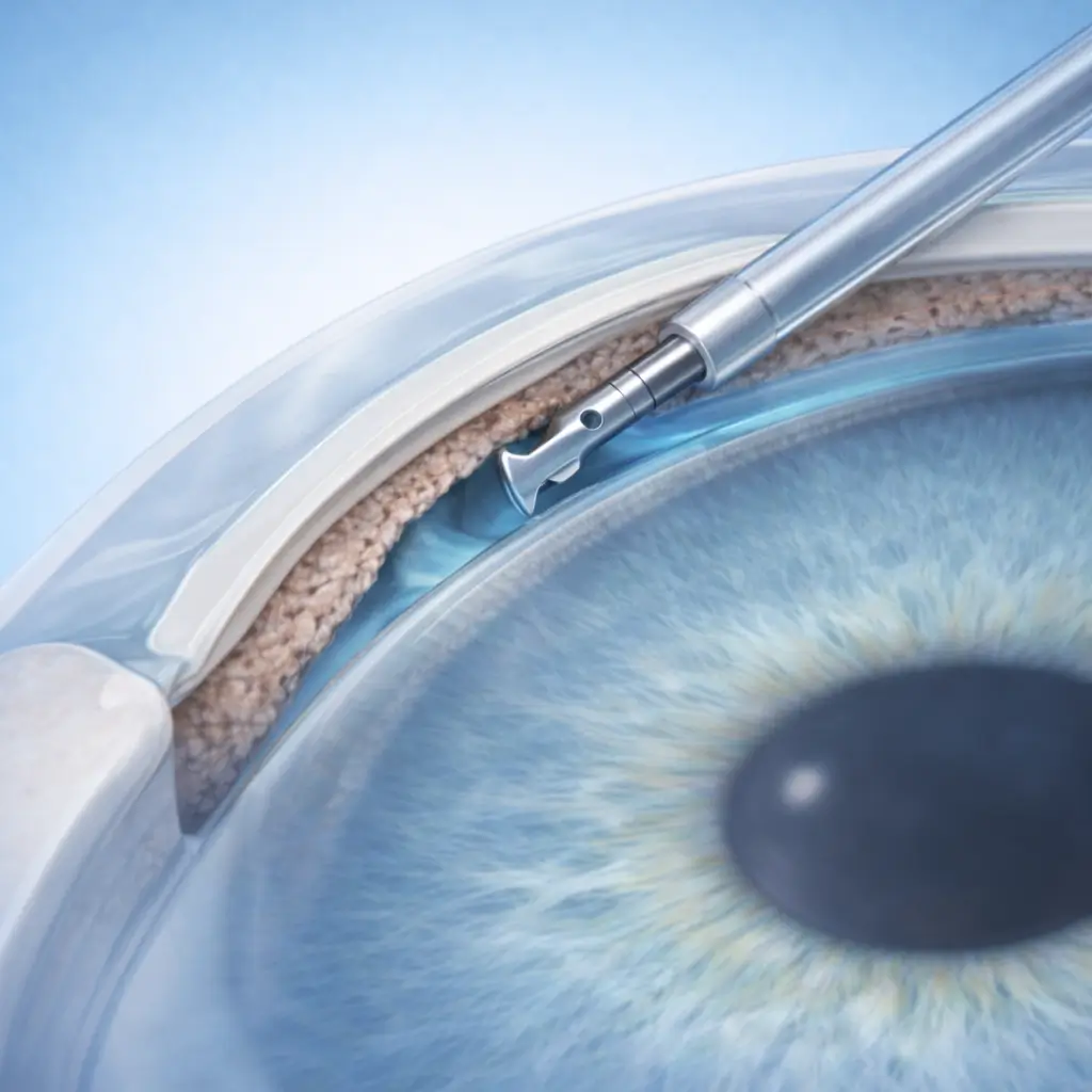 Micro-Invasive Glaucoma Surgery (MIGS) process