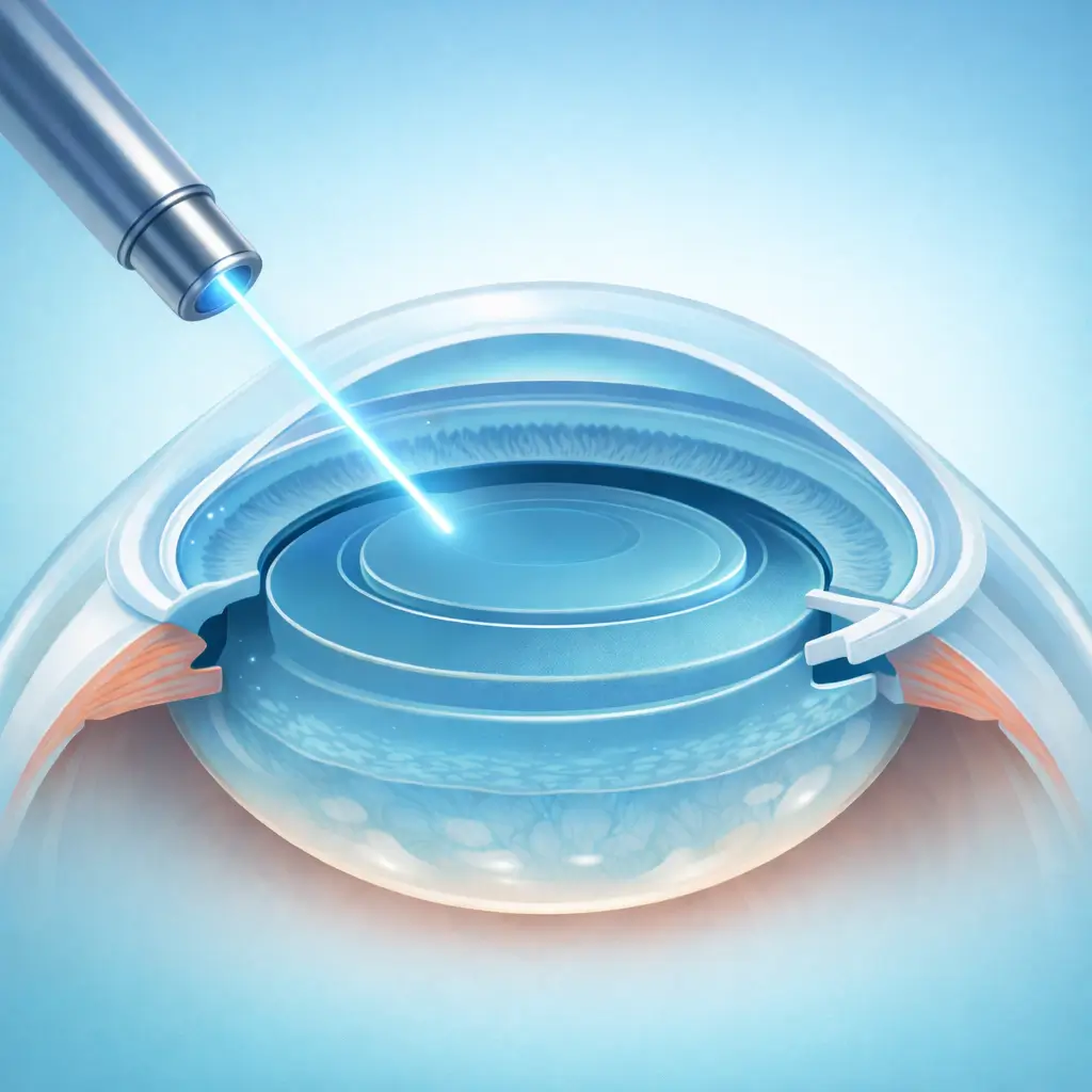 SMILE Laser Surgery (Small Incision Lenticule Extraction) process
