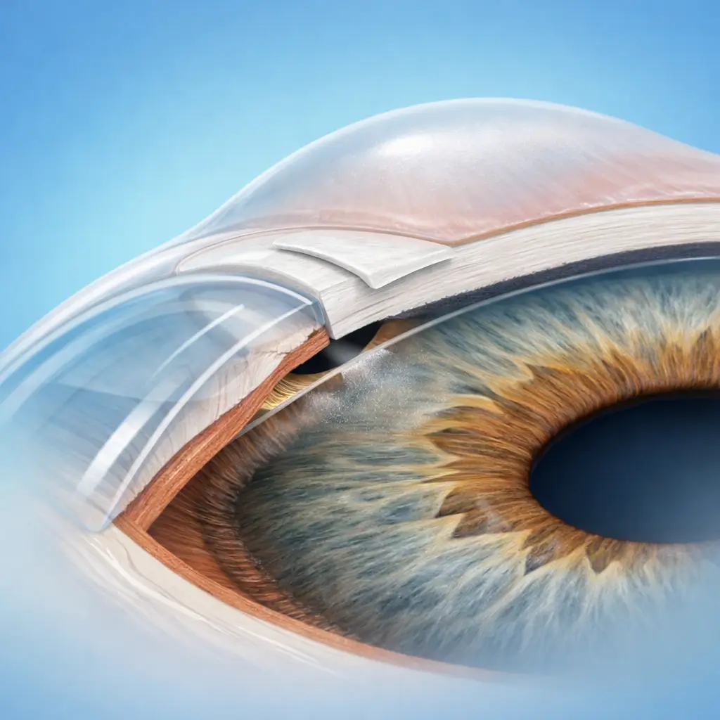 Trabeculectomy process