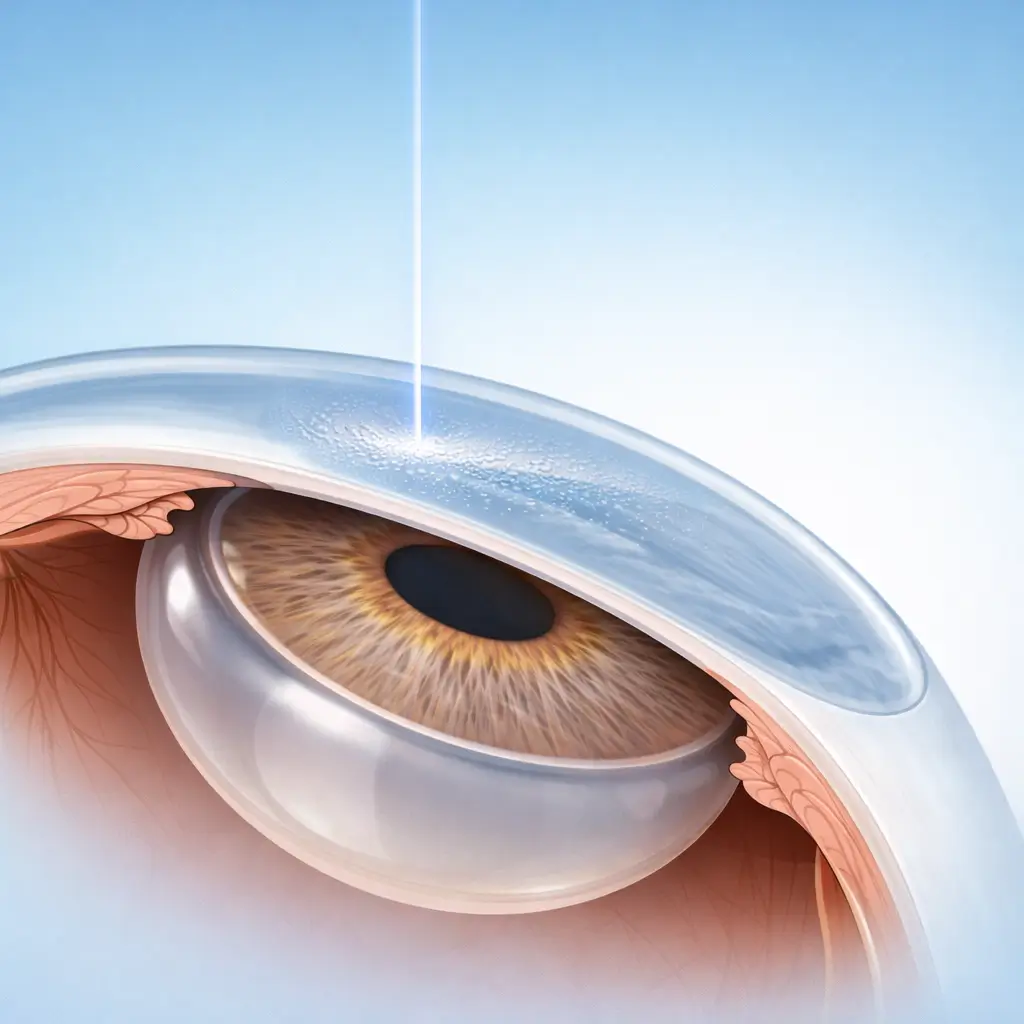 TransPRK Laser Surgery process