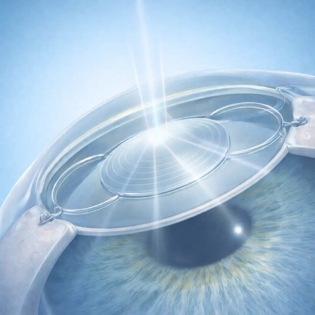 Trifocal IOL Implantation process