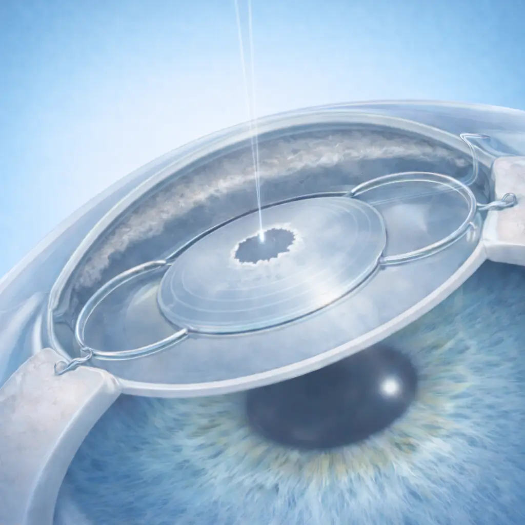 YAG Laser Capsulotomy process