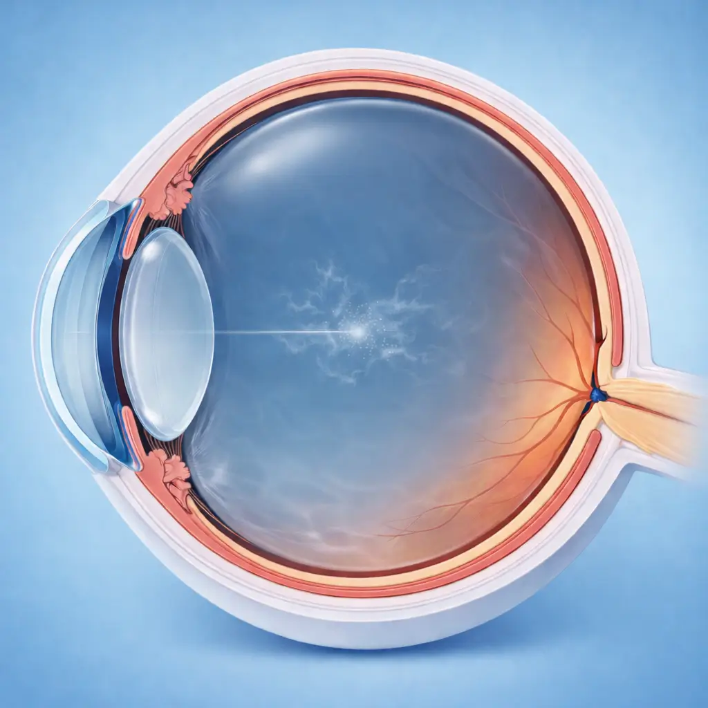 YAG Laser Vitreolysis process